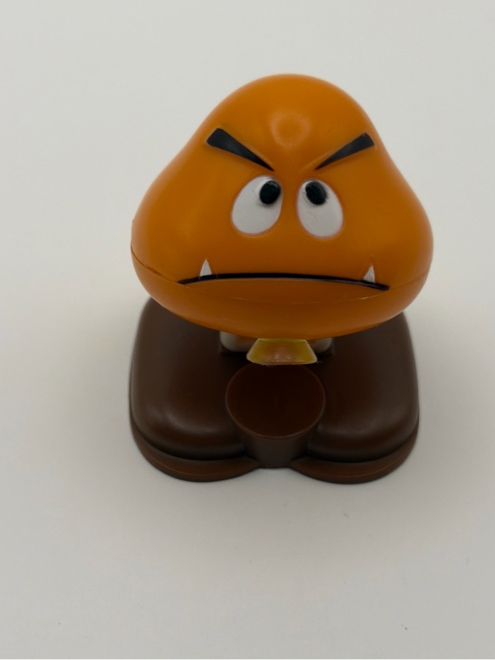 Vintage Nintendo Goomba Spring Pop Up Jumping Toy 1989